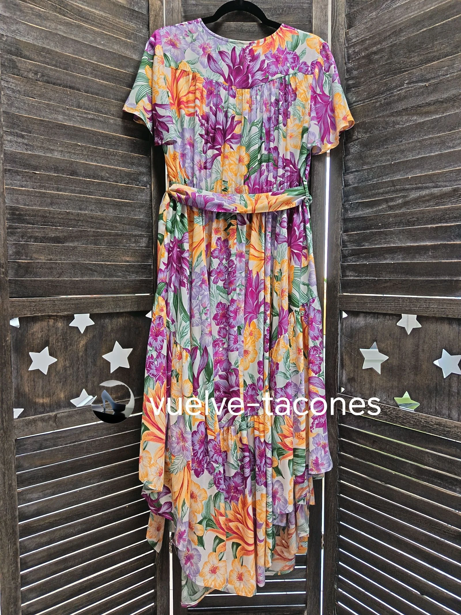 Asymmetrische bloemenjurk ♡ JAASE * maat M – photo 7